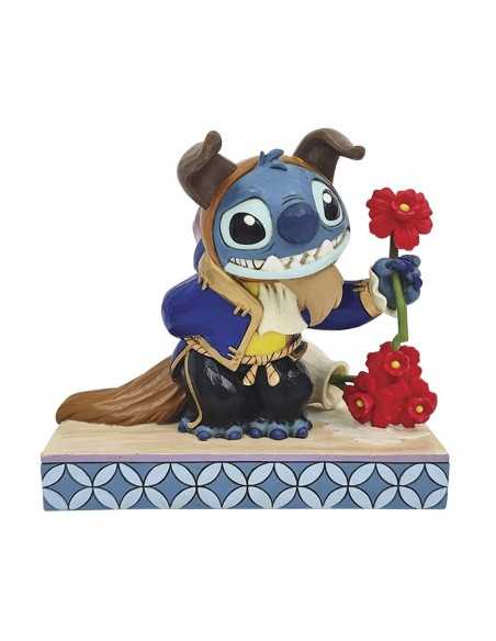 Figura enesco disney stitch como la bestia