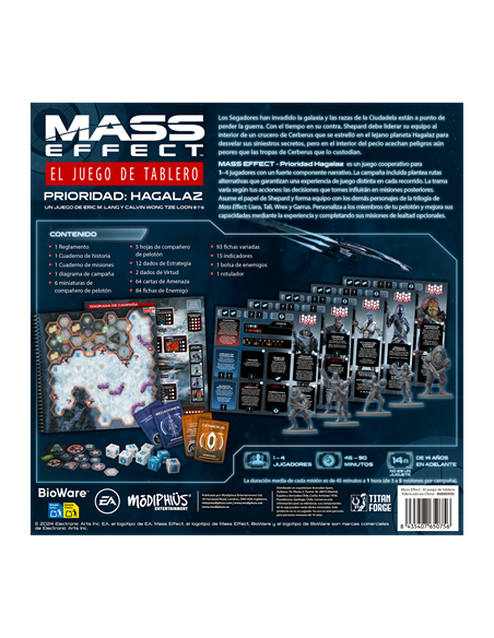 Juego de mesa mass effect: el juego de tablero