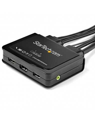 Conmutador kvm star tech 2 usb 2 hdmi switch 4k