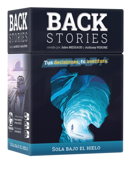 Juego de mesa back stories - sola bajo el hielo
