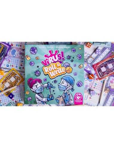 Juego de mesa virus! roll & write