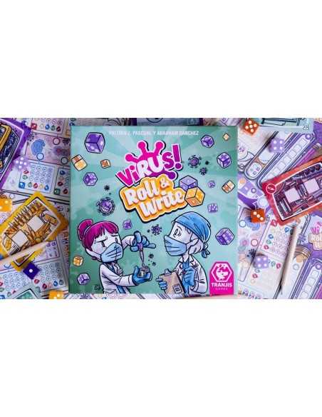 Juego de mesa virus! roll & write Juego de mesa virus! roll & write