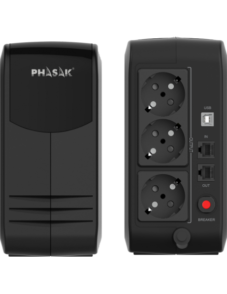 Sai ups phasak 900va smart lite ph 9499 3 schuko Sai ups phasak 900va smart lite ph 9499 3 schuko