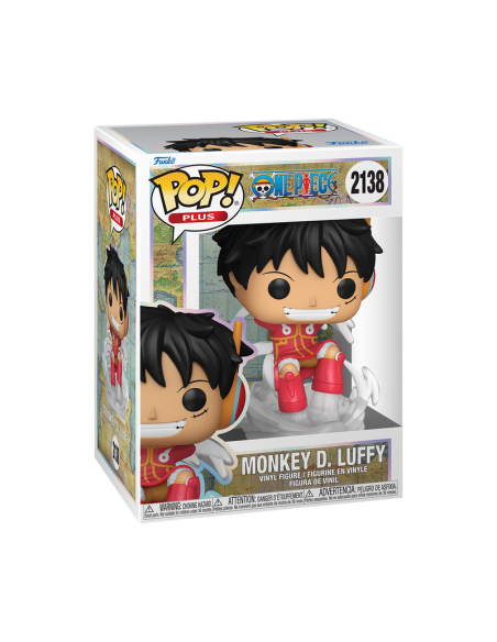 Funko pop plus: one piece monkey d. luffy egghead