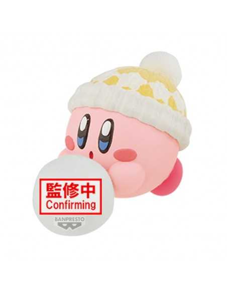 Figura banpresto kirby fluffy puffy mineplay in the snow ver.a