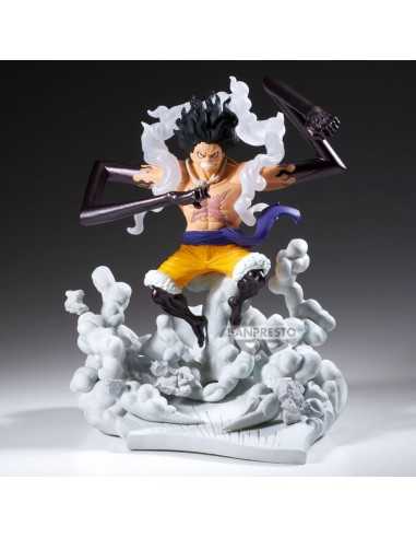 Figura banpresto one piece senkozekkei - monkey d.luffy gear4 -
