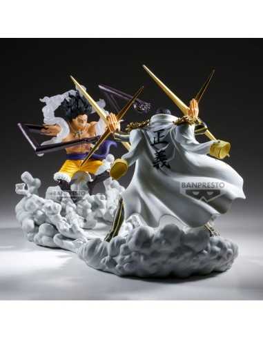 Figura banpresto one piece senkozekkei - monkey d.luffy gear4 -