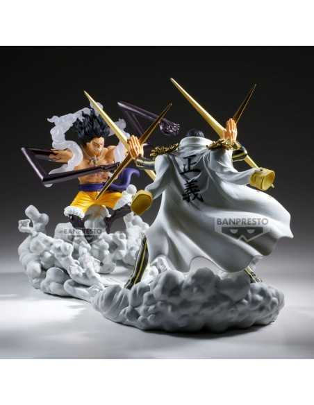 Figura banpresto one piece senkozekkei - monkey d.luffy gear4 -