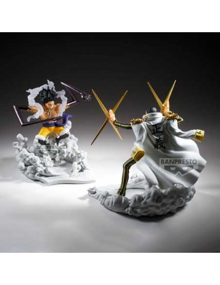 Figura banpresto one piece senkozekkei - monkey d.luffy gear4 -
