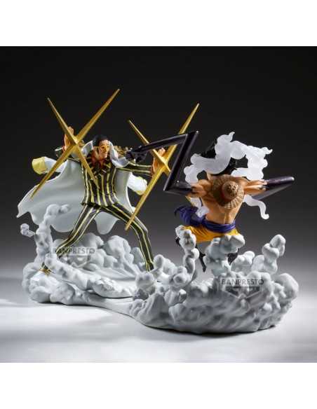 Figura banpresto one piece senkozekkei - monkey d.luffy gear4 -