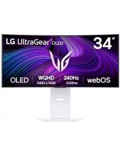 Monitor curvo gaming 34 pulgadas lg 34gx90sa - w wqhd 240hz