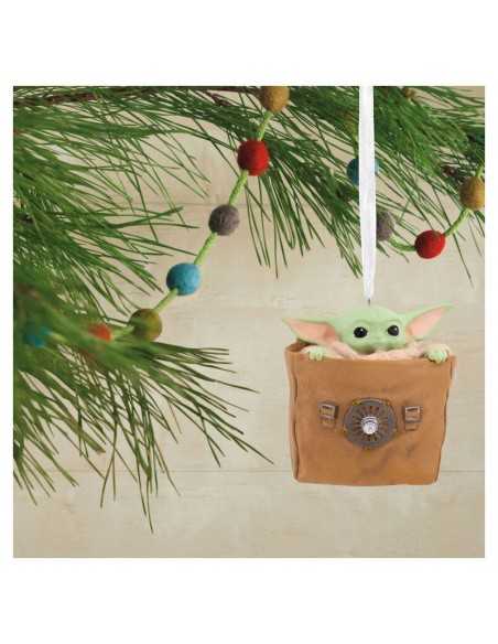 Figura decorativa grogu en bolsa resina 7 cm