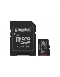 Tarjeta memoria micro secure digital sdxc 128gb kingston canvas select plus clase 10 uhs - 1 + adaptador sd