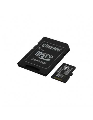 Tarjeta memoria micro secure digital sdxc 128gb kingston canvas select plus clase 10 uhs - 1 + adaptador sd