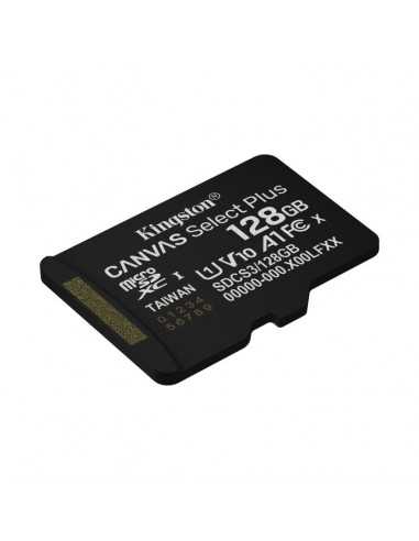 Tarjeta memoria micro secure digital sdxc 128gb kingston canvas select plus clase 10 uhs - 1 + adaptador sd