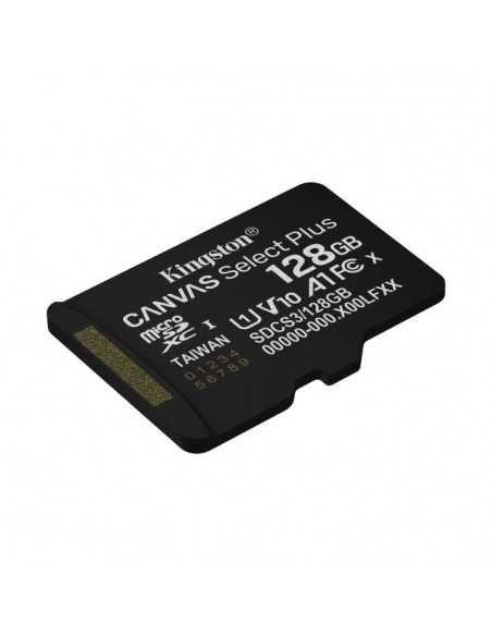 Tarjeta memoria micro secure digital sdxc 128gb kingston canvas select plus clase 10 uhs - 1 + adaptador sd Tarjeta memoria micro secure digital sdxc 128gb kingston canvas select plus clase 10 uhs - 1 + adaptador sd