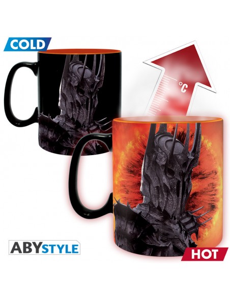 Taza termica abystyle el señor de los anillos sauron 460ml