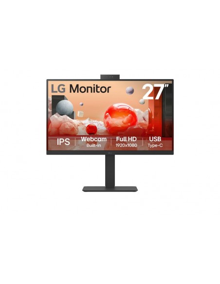 Led ips lg 27ba850 27 pulgadas fhd usb hdmi displayport reg. altura altavoces cam