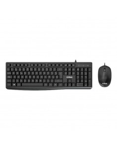 Teclado + raton nilox nxkme0012 negro