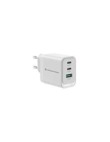 Cargador usb - c conceptronic 65w althea quick charge 3.0 pd 2xusb - c 1xusb - a