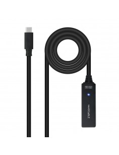 Cable prolongador nanocable con amplificador usb 3.2 gen1 usb - c - m - usb - c - h - 5 m