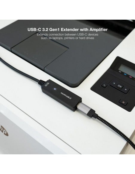 Cable prolongador nanocable con amplificador usb 3.2 gen1 usb - c - m - usb - c - h - 5 m Cable prolongador nanocable con amplificador usb 3.2 gen1 usb - c - m - usb - c - h - 5 m
