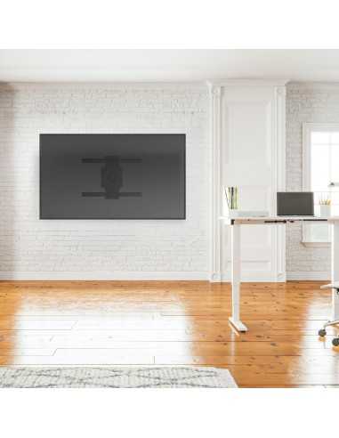 Soporte de pared tooq rotación 360° para pantallas 37 pulgadas - 80 pulgadas negro