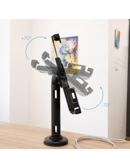 Soporte sobremesa - pared tooq para tablet con antirrobo Soporte sobremesa - pared tooq para tablet con antirrobo