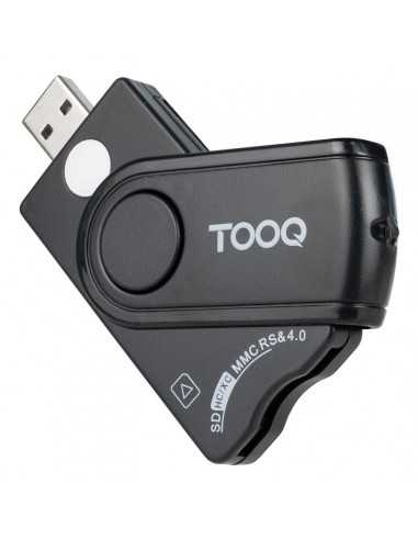 Lector tooq tarjetas inteligentes - dni electrónico - sim - sd - sf - usb - a - negro