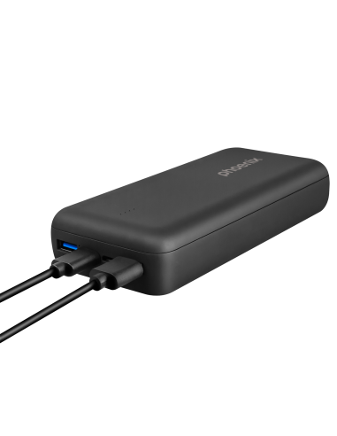 Phoenix powerbank batería externa 20000mah con 2 usb carga rapida y 1 usb tipo c pd