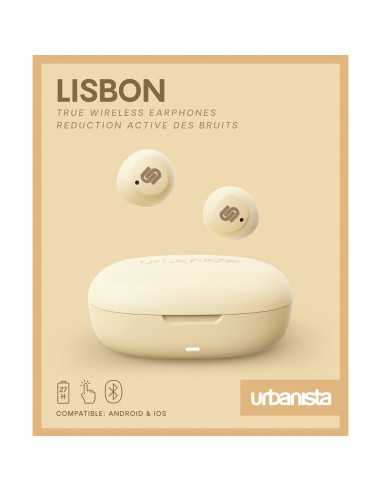 Auriculares urbanista true wireless inalambricos lisbon vanilla cream - amarillo vainilla