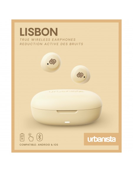 Auriculares urbanista true wireless inalambricos lisbon vanilla cream - amarillo vainilla Auriculares urbanista true wireless inalambricos lisbon vanilla cream - amarillo vainilla