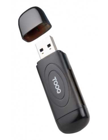 Lector tarjetas tooq usb - a 3.0 - sd - tf - negro