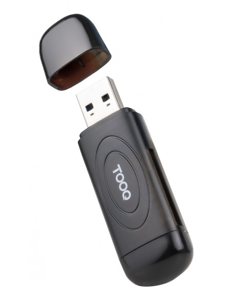 Lector tarjetas tooq usb - a 3.0 - sd - tf - negro