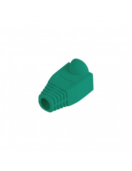Funda protectora lanberg plb - 1000 - g para conector rj45 pack de 100 unidades verde