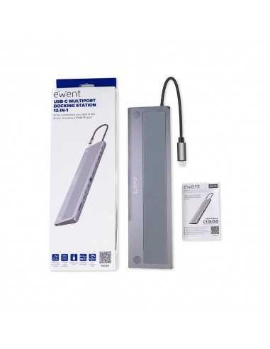 Docking station ewent ew1150 usb tipo c 12 en 1