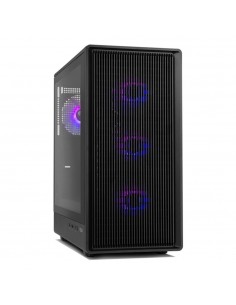 Caja ordenador gaming nox mesh infinity iota atx argb cristal templado negra