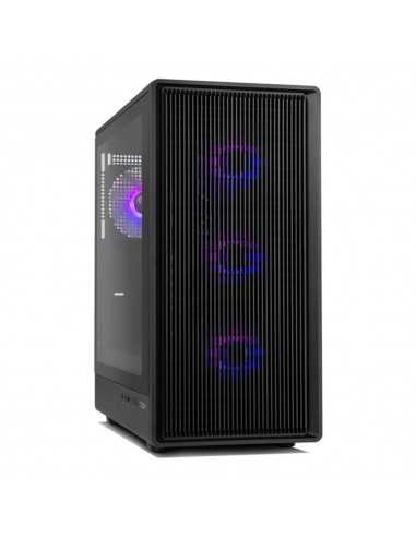 Caja ordenador gaming nox mesh infinity iota atx argb cristal templado negra