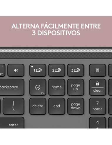 Teclado logitech k950 inalambrico negro