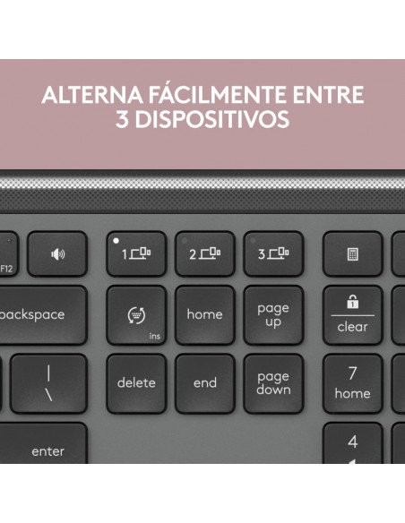 Teclado logitech k950 inalambrico negro