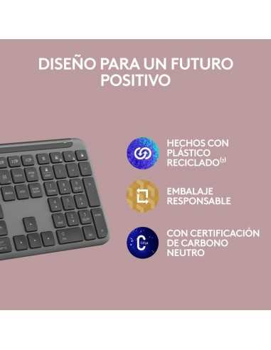 Teclado logitech k950 inalambrico negro