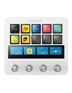 Control deck pro mars gaming msdpro blanco