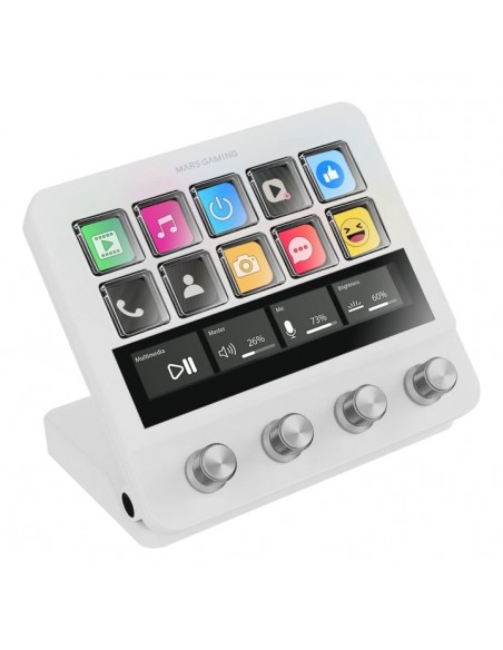 Control deck pro mars gaming msdpro blanco Control deck pro mars gaming msdpro blanco