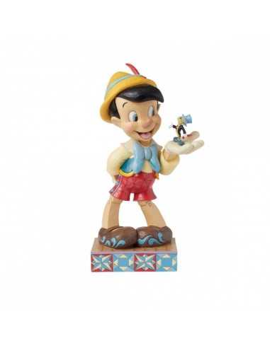 Figura enesco disney pinocchio & pepito grillo