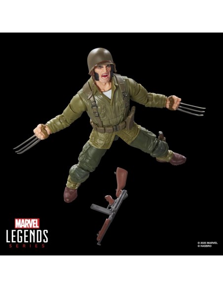 Figura hasbro marvel legends series wolverine (wwii logan)