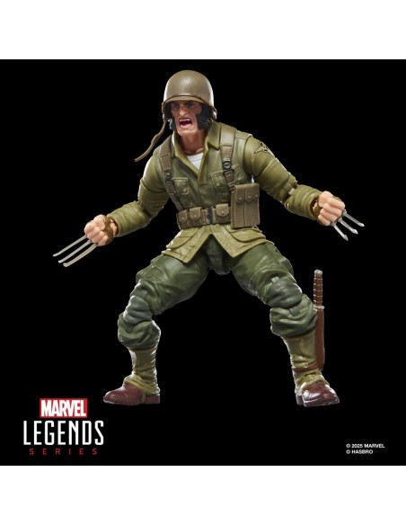 Figura hasbro marvel legends series wolverine (wwii logan)