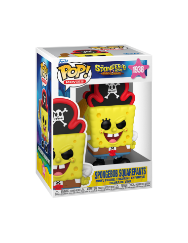 Funko pop! nickelodeon bob esponja pirata