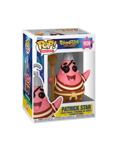 Funko pop! nickelodeon bob esponja patricio estrella pirata