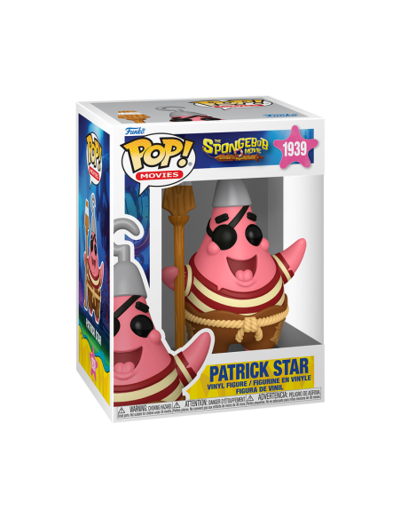 Funko pop! nickelodeon bob esponja patricio estrella pirata