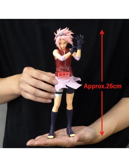 Figura banpresto naruto shippuden grandista sakura haruno